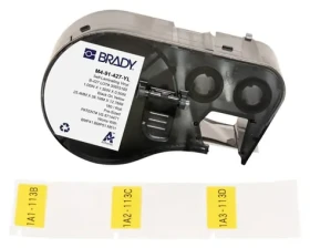 BRADY B-427 Samolamínovacie vinylové štítky žlté / Štítky do tlačiarne / Vinyl / 25,4x38,1 mm / 180 ks (M4-91-427-YL)