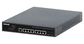 Intellinet 562003 / Switch / L2+ Managed / 8- Port PoE++ 242W / 8x GbE / 2x SFP (562003)