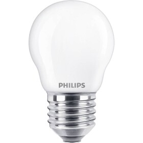 Philips LED 76391600 LED En.trieda 2021 F (A - G) E27 kvapkový tvar 4.3 W = 40 W teplá biela (Ø x d) 4.5 cm x 8 cm 2 ks; 76391600