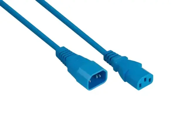 Kabelmeister C14-C13 modrá / Predlžovací napájací kábel / 2 m (SK1430-B020)