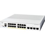 Cisco CISCO Catalyst 1300 16-port GE PoE riadený sieťový switch; C1300-16P-4X