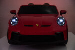 Mamido Mamido Elektrické autíčko Porsche 911 GT3 XXL + MP4 | 24V14Ah | 4x200W | Pre 2 deti | červené