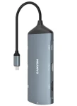 Canyon CNS-TDS15 replikátor portov / 1xUSB-C PD 100W / 1xHDMI (4K) / VGA / 2xUSB-A 3.0 / 1xUSB-A 2.0 / RJ45 / 3.5mm jack (CNS-TDS15)