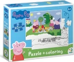 DODO Obojstranné puzzle Prasiatko Peppa: Piknik