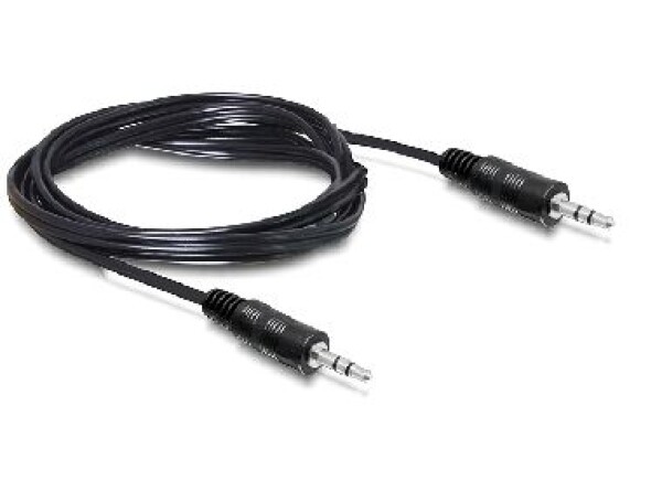 DeLock prepojovací audio kábel 3.5 mm jack samec - 3.5 mm jack samec 2.5 m (84001)