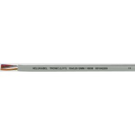 HELU 18034-1000 dátový kábel LiYY 7 x 0.25 mm² sivá 1000 m; 18034-1000