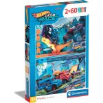 Clementoni Puzzle 2 x 60 dielikov Hot Wheels