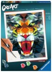 Ravensburger CreArt Polygónový tiger