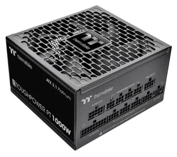 Thermaltake Toughpower PT 1000W čierna / Zdroj / ATX 3.1 / aktívny PFC / 80 PLUS Platinum / PCIe 5.1 / modulárny (PS-TPP-1000FNFAPE-1)