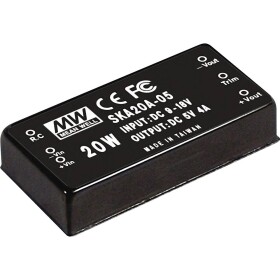 MEAN WELL SKA20C-15 DC / DC menič napätia 20 W Počet výstupov: 1 x; SKA20C-15