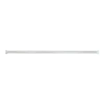 Spirella KRETA tyč na sprchový záves 75 - 125 cm lesklá biela / bez vŕtania / hliník (7610583103277)