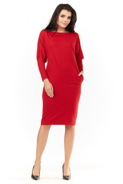 Dámske šaty model 109818 červené - Awama UNI
