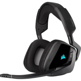 Corsair VOID RGB ELITE Wireless Gaming Headset čierna / Herné slúchadlá s mikrofónom / 7.1 Surround / RGB / USB RF dongle (CA-9011201-EU)