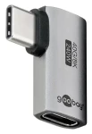 Goobay 74441 / Adaptér USB-C / uhlový 90 ° vodorovný / USB4 (74441)