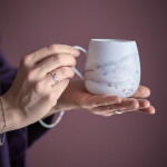 Bloomingville Hrnček Lyre Brown 250 ml