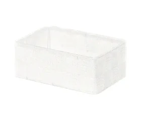 Compactor TEX - košík M biela / Úložný organizér do zásuvky / 18 x 12 x 7 cm (3370910069525)