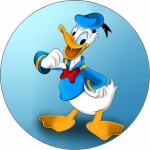Jedlý papier Kačer Donald 19,5 cm - Pictu Hap - Pictu Hap