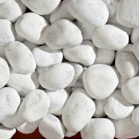 Granulati Zandobbio Okrasné kamene Bianco Carrara 40 - 60 mm 25 kg