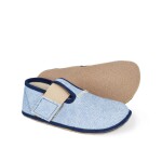 Chlapčenské papuče Barefoot Pegres, BF01 textil, modré - 31