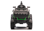Mamido Detský elektrický traktorbager s prívesom SX2068 zelený