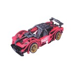 Mamido Technická stavebnica pretekárske auto 488 dielikov 1:18 červené