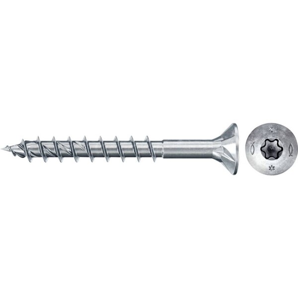 Fischer Power-Fast II 670649 skrutky do drevotriesky 4 mm 30 mm T profil ocel glavanizované zinkom 50 ks; 670649