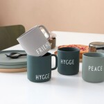 DESIGN LETTERS Porcelánový hrnček Grey Friend 300 ml