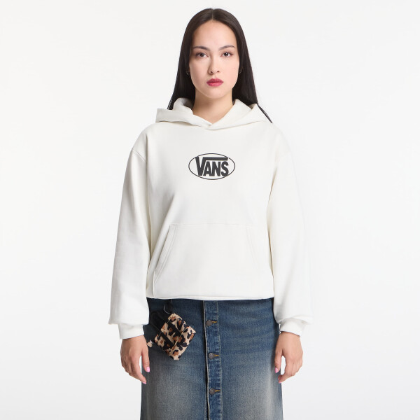 Mikina Vans Oval Logo Relaxed Pullover Marshmallow S