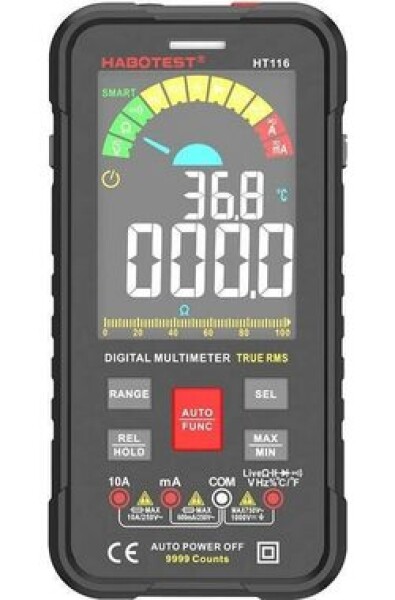 Habotest HT116 Digitálny univerzálny multimeter / True RMS / NCV / 3x AAA (HT116)