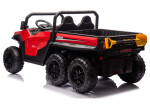 Mamido Elektrické autíčko Buggy Speed 24 V 4×200 W 6 kolies červené