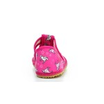 Beda Unicorn textilné barefoot papuče s opätkom (BFN-170020/W/OP) 34 EUR