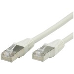 Value 21.99.0344 RJ45 sieťové káble, prepojovacie káble CAT 5e S/FTP 30.00 m sivá dvojžilový tienený, pozlátené kontakty 1 ks; 21.99.0344