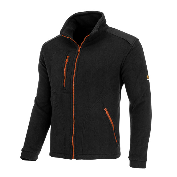 Procera Black orange fleece mikina 350 S-3XL