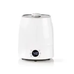 Nedis Zvlhčovač vzduchu bielo-šedá / 110 W / S chladnou a teplou hmlou / 5.5 l / Vlhkomer / Časovač (HUMI120CWT)