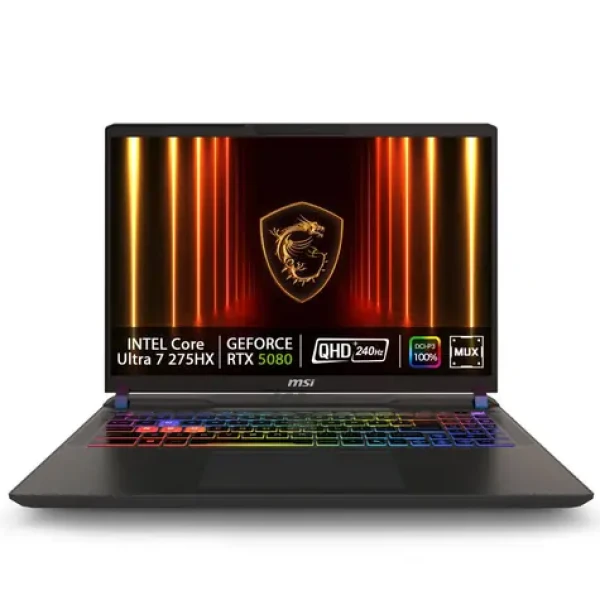 MSI Vector 16 HX AI A2XWIG-023CZ sivá / 16" QHD+ / Intel Core Ultra 9 275HX / 32GB / 1TB SSD / RTX 5080 16GB / W11H (9S7-15M352-023)