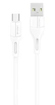 USAMS SJ502 U68 biela / Dátový kábel / microUSB / 2A / 1m (SJ502USB02)