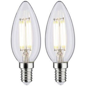 Paulmann 70453 LED En.trieda 2021 F (A - G) E14 sviečkový tvar 4.8 W neutrálna biela (Ø x v) 35 mm x 98 mm 2 ks; 70453