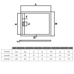 H K - Sprchovací kút AIRLINE BLACK R129, 120x90, s dvoma jednokrídlovými dverami s pevnou stenou, rohový vstup vrátane sprchovej vaničky z liateho mramoru SE-AIRLINEBLACKR129/BLACKSTAR12090SET