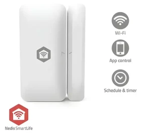 Nedis ZBSD11WT / Dverný a okenný senzor / Zigbee / SmartLife / 2x CR1632 (ZBSD11WT)