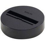 SLV vysokonapäť. komponent pre lištové systémy bodová výpust čierna 145830 EUTRAC®; 145830