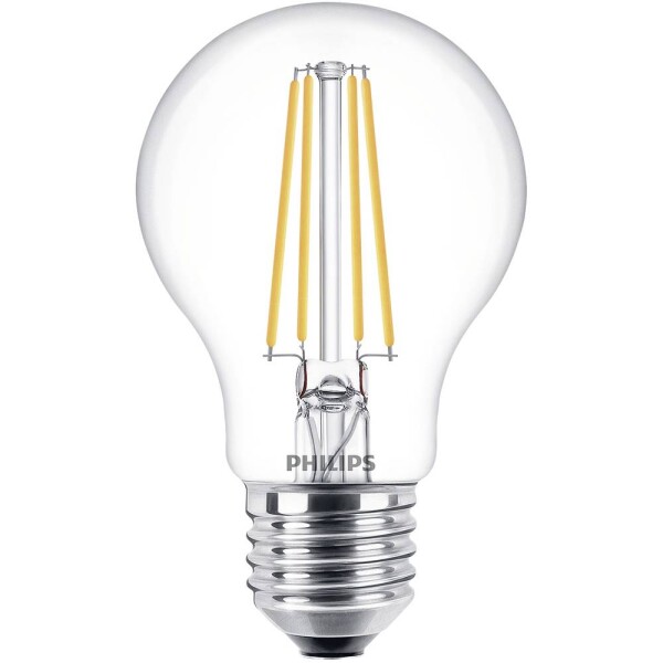 Philips LED 76393000 LED En.trieda 2021 E (A - G) E27 7 W = 60 W teplá biela (Ø x d) 6 cm x 10.4 cm 3 ks; 76393000