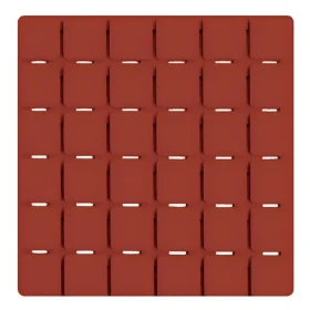 MSV QUADRO sada 5 protišmykových podložiek terakota / SBS kaučuk / 13 x 13 cm