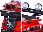 Mamido Detské elektrické autíčko Jeep Wrangler Rubicon 4x4 biela