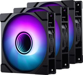 Phanteks PHANTEKS M25 Gen2 PWM D-RGB Lüfter, 3er-Pack - 120mm, schwarz