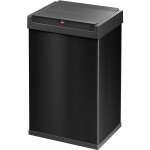 Hailo Big-Box Swing L 8401410 odpadkový kôš, 35 l, ocelový plech, (d x š x v) 340 x 339 x 545 mm, čierna, so samozatváracím vekom, 1 ks; 8401410