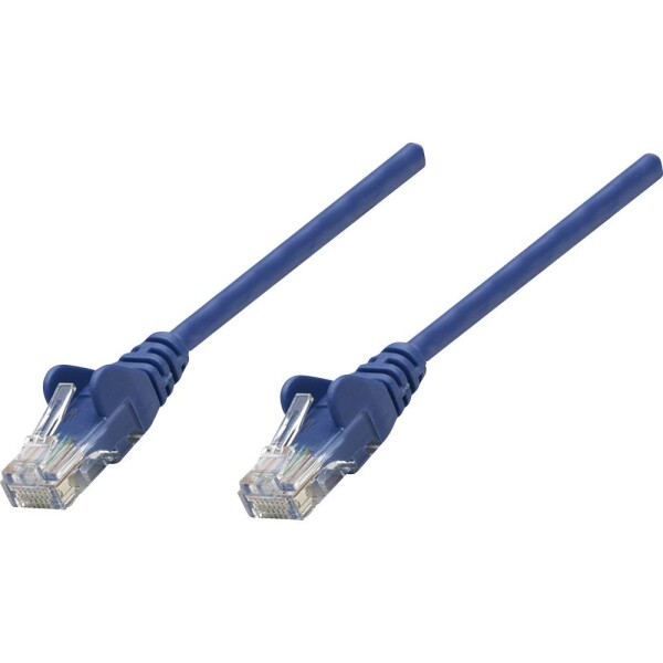 Intellinet 735865 RJ45 sieťové káble, prepojovacie káble CAT 6 S/FTP 15.00 m modrá pozlátené kontakty 1 ks; 735865