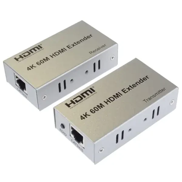 PremiumCord 4K HDMI extender na 60m cez jeden kábel Cat5e/Cat6 (khext60-1)