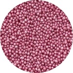 Cukrové perličky ružové metalické 2mm 1kg - I LOVE CAKES - I LOVE CAKES