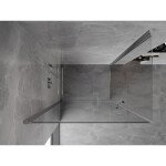 MEXEN/S - Mist-B Duo sprchovací kút dvere krídlové 95 x 80, transparent, chróm 8A2-095-080-01-00