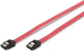 MicroConnect Prepojovací kábel SATA 7pin - SATA 7pin 0.5m ružová / SATA I (SAT15005C)